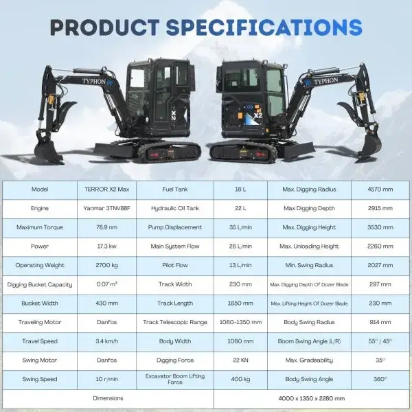 TYPHON TERROR X2 MAX 2.7-Ton