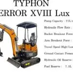 TYPHON TERROR XVIII 4000 lb Excavator