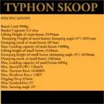 TYPHON Telescopic Wheel Loader 1 Ton