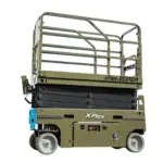 TYPHON xFLEX-2031EM 1.2 Ton Electric Mini Scissor Lift with 20ft Max Platform Height and 19.7″ Platform Extend