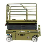 TYPHON xFLEX-2031EM 1.2 Ton Electric Mini Scissor Lift with 20ft Max Platform Height and 19.7″ Platform Extend