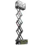 TYPHON xFLEX-2031EM 1.2 Ton Electric Mini Scissor Lift with 20ft Max Platform Height and 19.7″ Platform Extend