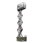 TYPHON xFLEX-2031EM 1.2 Ton Electric Mini Scissor Lift with 20ft Max Platform Height and 19.7″ Platform Extend
