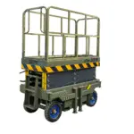 TYPHON xFlex-2037W Walk-Behind Scissor Lift comes with 20ft Working Height and Manual outriggers 1102 lbs load capacity 110V Electric