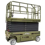 TYPHON xFlex-4046EW Electric Wheel Scissor Lift 2.6 Ton operating weight and 40ft platform height with 705lbs Load Capacity