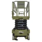 TYPHON xFlex-4046EW Electric Wheel Scissor Lift 2.6 Ton operating weight and 40ft platform height with 705lbs Load Capacity