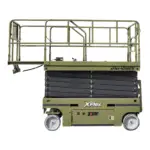 TYPHON xFlex-4046EW Electric Wheel Scissor Lift 2.6 Ton operating weight and 40ft platform height with 705lbs Load Capacity