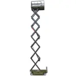 TYPHON xFlex-4046EW Electric Wheel Scissor Lift 2.6 Ton operating weight and 40ft platform height with 705lbs Load Capacity