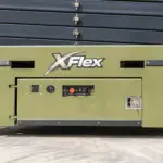 TYPHON xFlex-4046EW Electric Wheel Scissor Lift 2.6 Ton operating weight and 40ft platform height with 705lbs Load Capacity