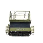TYPHON xFlex 4068ET Electric Rubber Track Scissor Lift 3.2 Ton with 5.4HP Hydraulic Pump Motor Drive and Hydraulic Lifting Cylinder, 40 ft Max Lifting Height