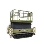TYPHON xFlex 4068ET Electric Rubber Track Scissor Lift 3.2 Ton with 5.4HP Hydraulic Pump Motor Drive and Hydraulic Lifting Cylinder, 40 ft Max Lifting Height