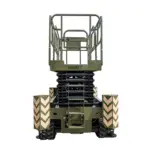 TYPHON xFlex 4068ET Electric Rubber Track Scissor Lift 3.2 Ton with 5.4HP Hydraulic Pump Motor Drive and Hydraulic Lifting Cylinder, 40 ft Max Lifting Height