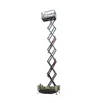 TYPHON xFlex 4068ET Electric Rubber Track Scissor Lift 3.2 Ton with 5.4HP Hydraulic Pump Motor Drive and Hydraulic Lifting Cylinder, 40 ft Max Lifting Height