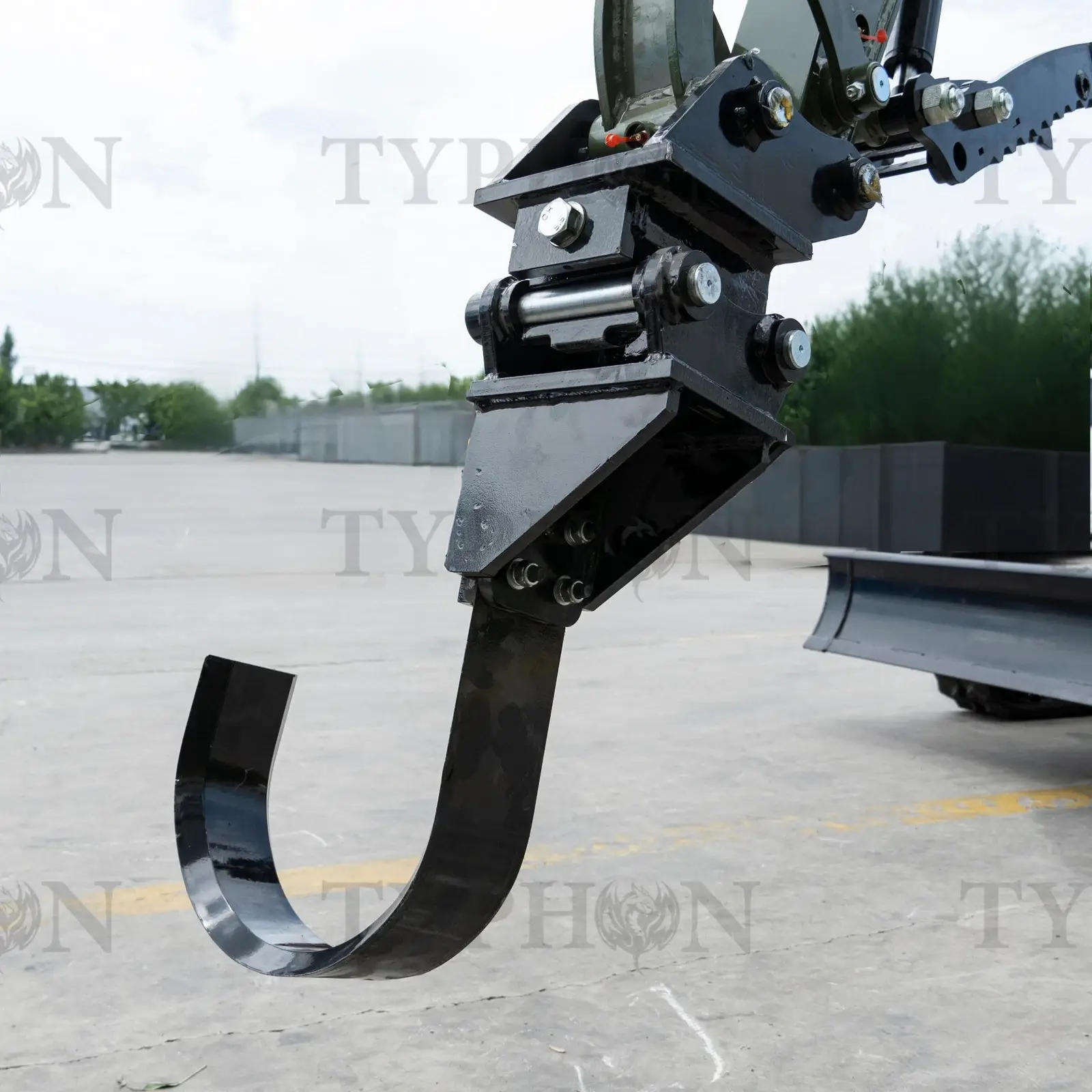 Mini Excavator Tree Digging Blade