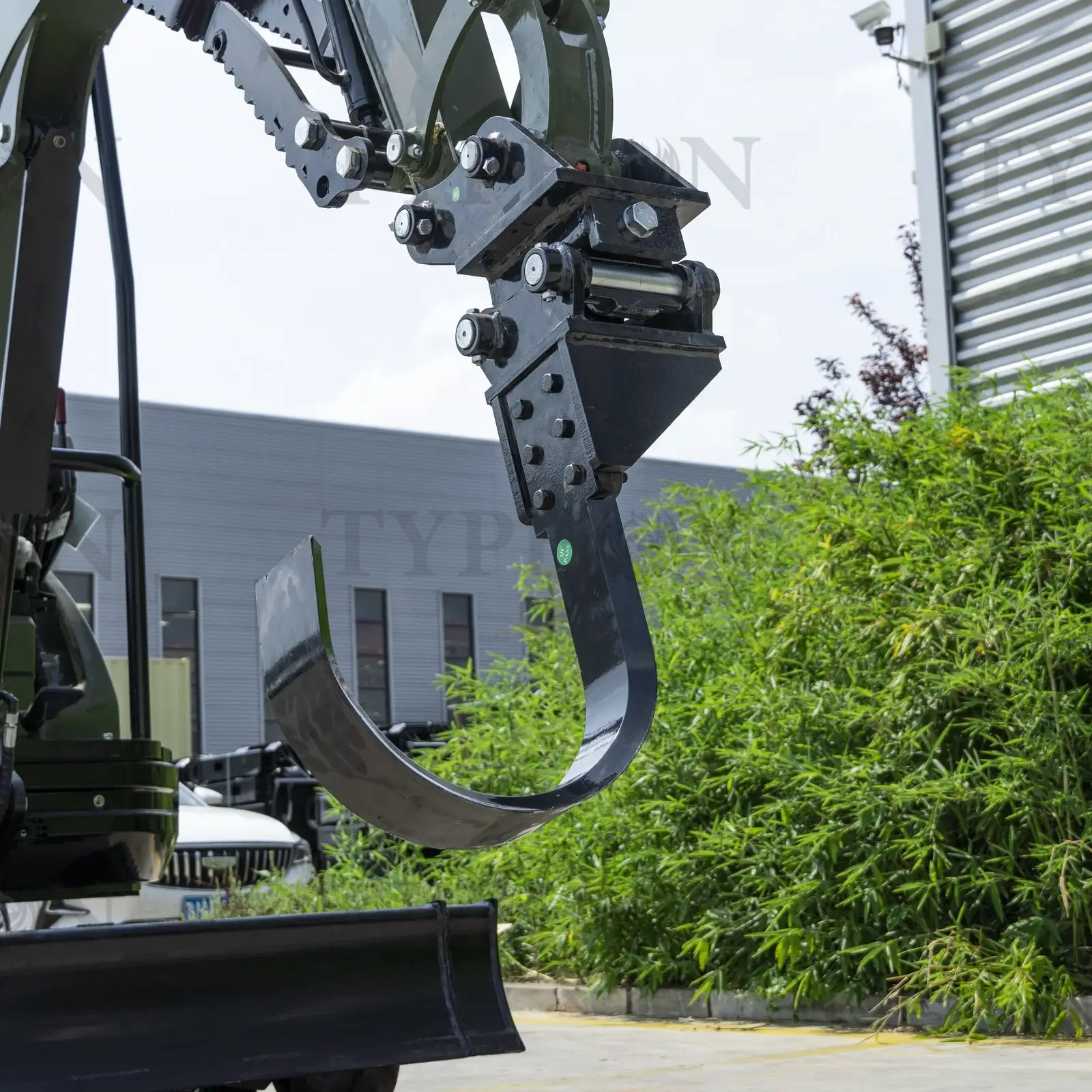 Mini Excavator Tree Digging Blade