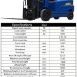 TYPHON VIGOR 2.5 Ton Blue Forklift