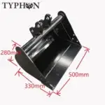 Mini Excavator 10-in-1 Attachment Kit