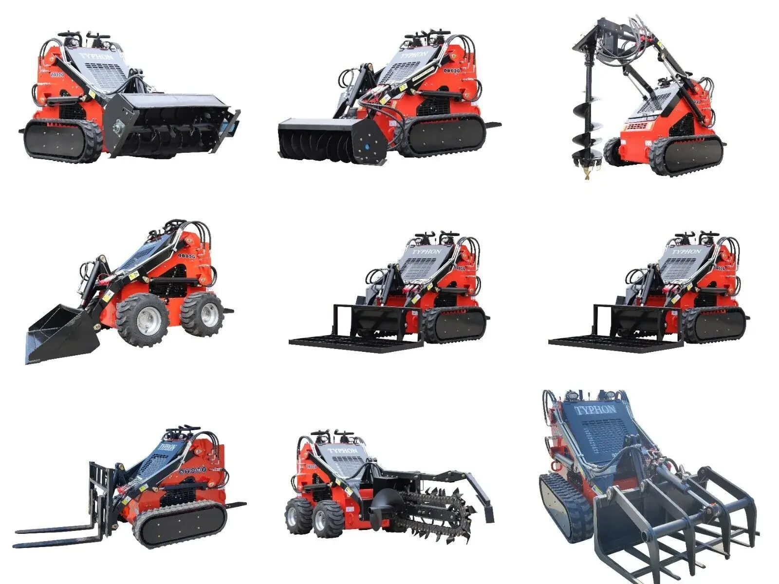 Skid Steer 4-in-1 Bucket Attachment