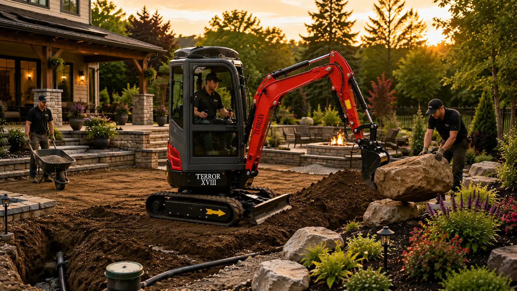 machine that work at the garden