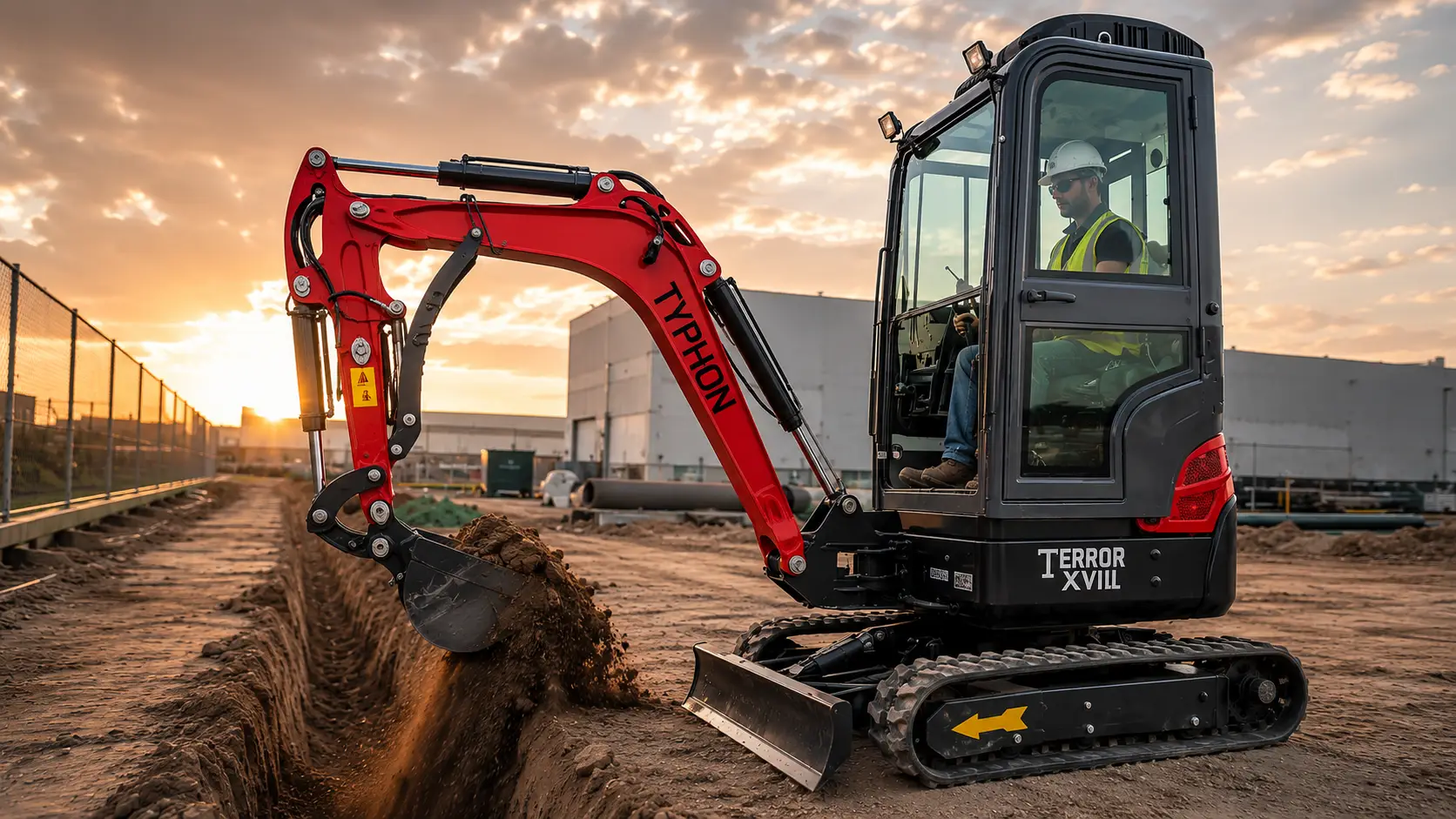 mini excavator jobsites