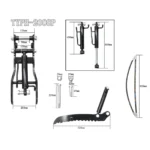 Budget Style Hydraulic Thumb Clip Attachment for Mini Excavators Digger Track Crawler