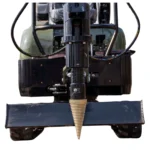 Mini Excavator Hydraulic Wood Splitter Drill Attachment 150mm TYPHON Compatible