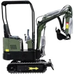TYPHON TERROR X STORM Mini Excavator – 1 Ton Trench Digger with Canopy, Hydraulic Thumb Clip, Bucket USA