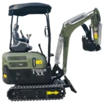 2025 4,000 lb TYPHON TERROR XX Mini Excavator Rubber Track with Kubota D902 Diesel Engine USA