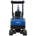 2025 3,800 lb TYPHON TERROR XVII Mini Excavator Rubber Track with Kubota D902 Diesel Engine USA