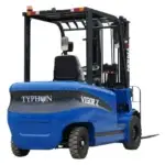 New 2025 TYPHON VIGOR 2 Blue Electric Forklift 2 Ton Lifter Lift Truck Jitney Hi-Lo