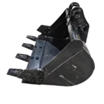 2-3.5 Ton Mini Excavator Attachment 600mm Teeth Bucket Trenching Buckets 23 inch For TERROR X2 PRO