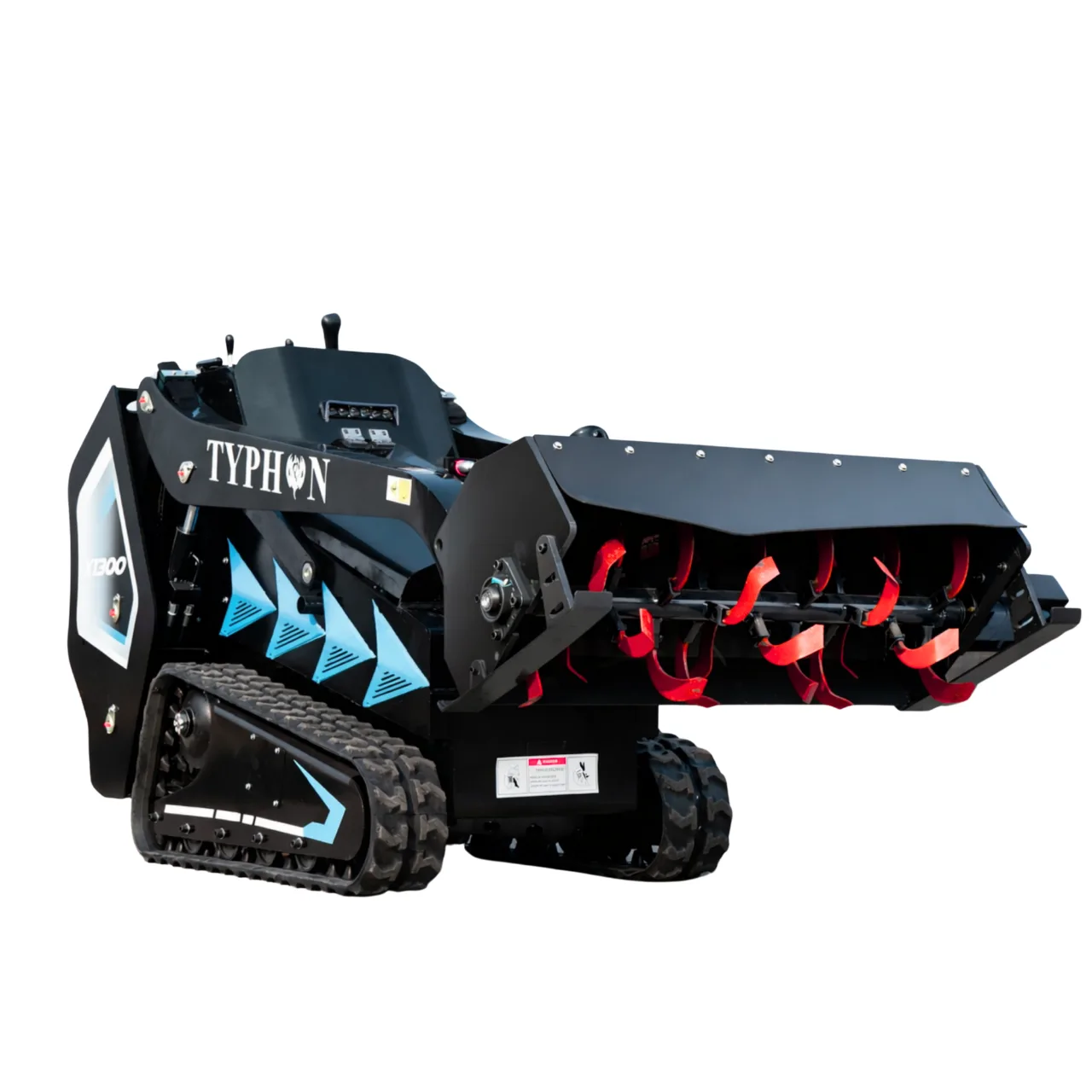 Mini Skid Steer Rotary Tiller Attachment for TYPHON STOMP X1300/TYPHON STOMP 509