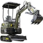 TYPHON TERROR XIII PRO Mini Excavator – 1.3 Ton Trench Digger with Canopy, Hydraulic Thumb Clip, 22.1hp Honda Engine USA