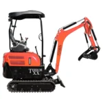 2025 4,000 lb TYPHON TERROR XX Mini Excavator Rubber Track with Kubota D902 Diesel Engine USA