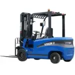 New 2025 TYPHON VIGOR 2 Blue Electric Forklift 2 Ton Lifter Lift Truck Jitney Hi-Lo