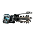 800mm Hydraulic Chain Trencher Attachment for TYPHON STOMP X1300 & STOMP 509 Mini Skid Steers