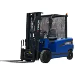 New 2025 TYPHON VIGOR 2.5 Blue Electric Forklift 2.5 Ton Lifter Lift Truck Jitney Hi-Lo
