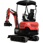 2025 4,000 lb TYPHON TERROR XX Mini Excavator Rubber Track with Kubota D902 Diesel Engine USA