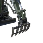 Mini Excavator Rake Compact Attachment General for for TERROR XXV and other 2.1-3 Ton Mini Excavators USA