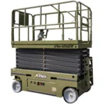 TYPHON xFlex-4046EW Electric Wheel Scissor Lift 2.6 Ton operating weight and 40ft platform height with 705lbs Load Capacity