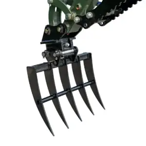 Mini Excavator Rake Compact Attachment General for for TERROR XXV and other 2.1-3 Ton Mini Excavators USA