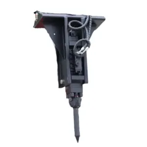 Skid Steer Loader Hydraulic Hammer Concrete Breaker Attachment USA