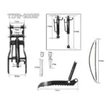 Budget Style Hydraulic Thumb Clip Attachment for Mini Excavators Digger Track Crawler