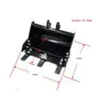 500mm Trenching Bucket General Purpose w teeth for Mini Excavator USA
