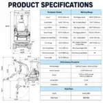 4,000 lb TYPHON TERROR XVIII Mini Excavator Rubber Track with Kubota Diesel Engine USA