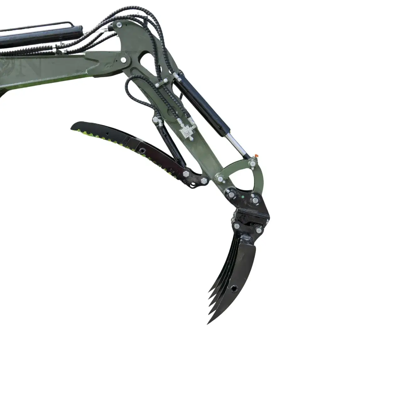 Mini Excavator Rake Compact Attachment General for for TERROR XXV and other 2.1-3 Ton Mini Excavators USA