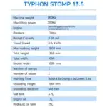 Brand New TYPHON STOMP 507 1,760lbs Mini Skid Steer 13.5hp Gas EPA Engine USA