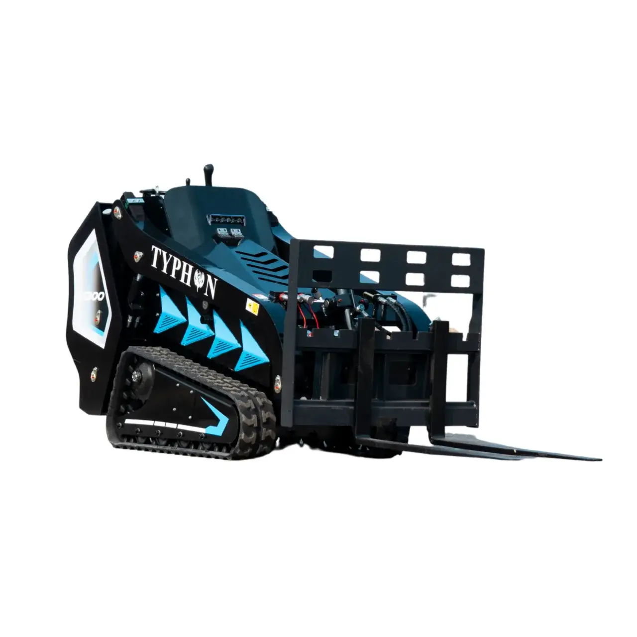 1000mm Pallet Fork & Hay Frame Attachment for TYPHON STOMP X1300 & STOMP 509 Mini Skid Steers