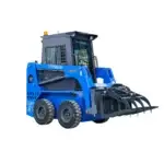 Hydraulic Wood Grabber Attachment Mini Skid Steer TYPHON STOMP X1300 & STOMP 509