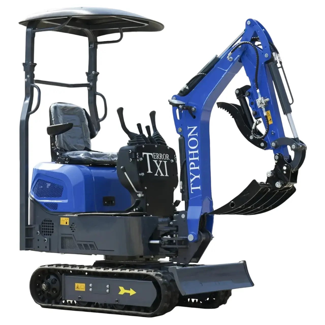 TERROR XI Mini Excavator Digger 13.5hp Gas B&S EPA Engine with 13 Attachments